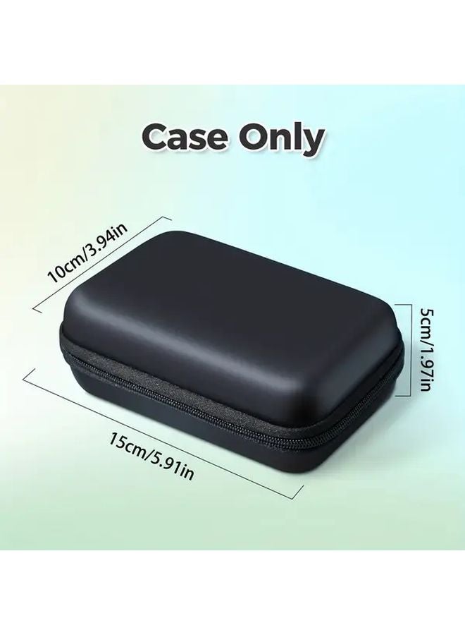 Black Label Maker Case Compatible With Phomemo D30 D110 NiiMbot D11 SUPVAN E10 Label Printers - Image 2